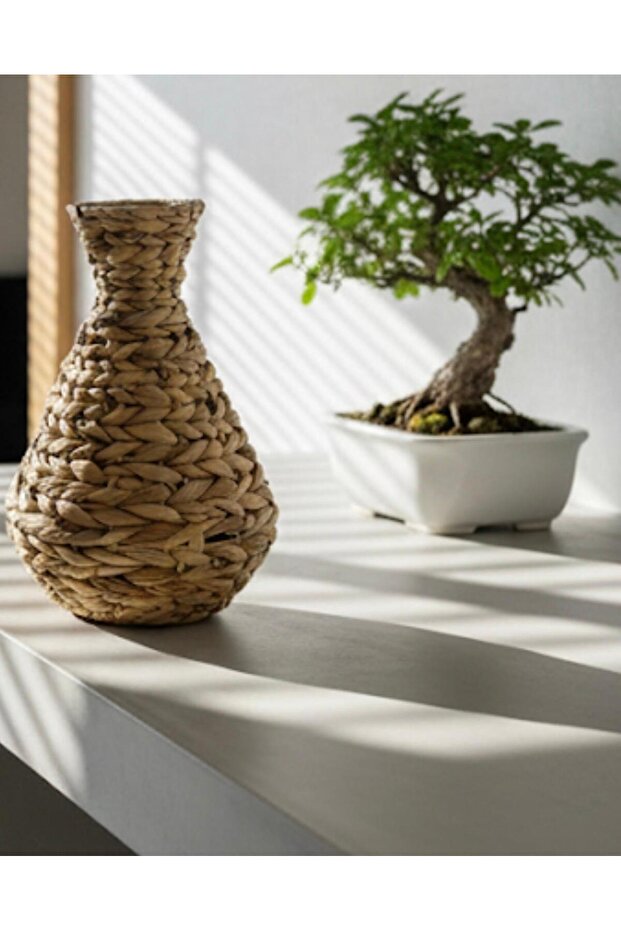 مزهرية زخرفية من الخيزران - 2