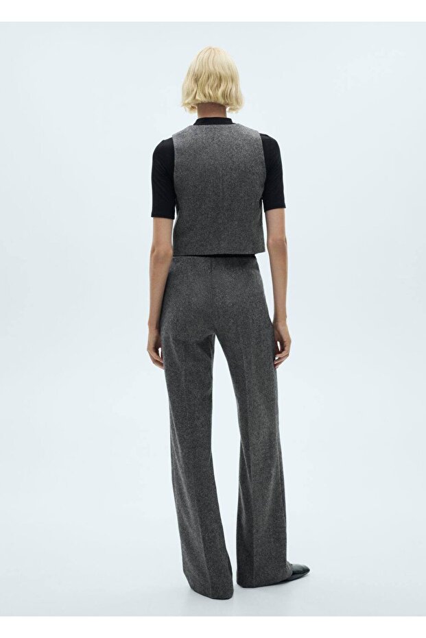 Siyah Kadın Yelek 77087720 - 4