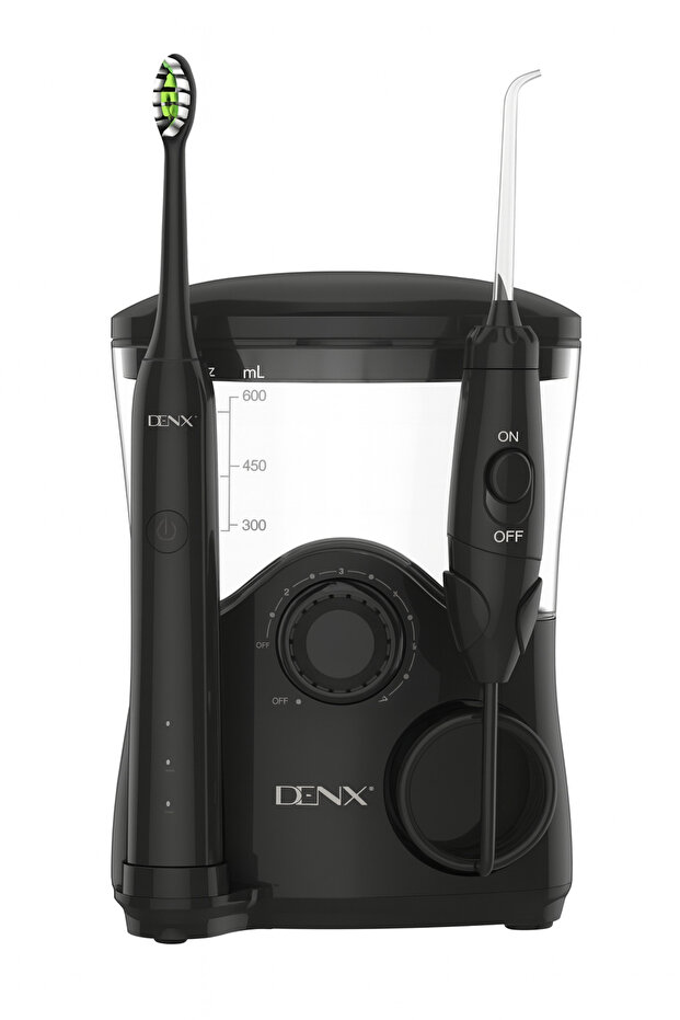 All-in-one oral device combining water flosser and electric toothbrush - DX3716