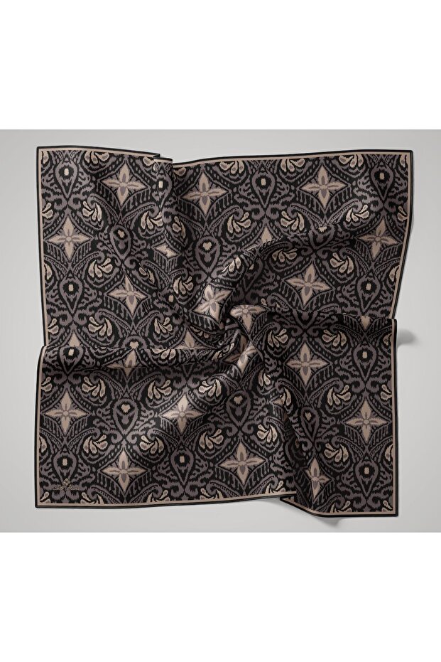 Eșarfă din bumbac moale Nehir Pattern - 1