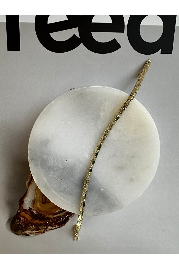 çelik taşlı bileklik - 3