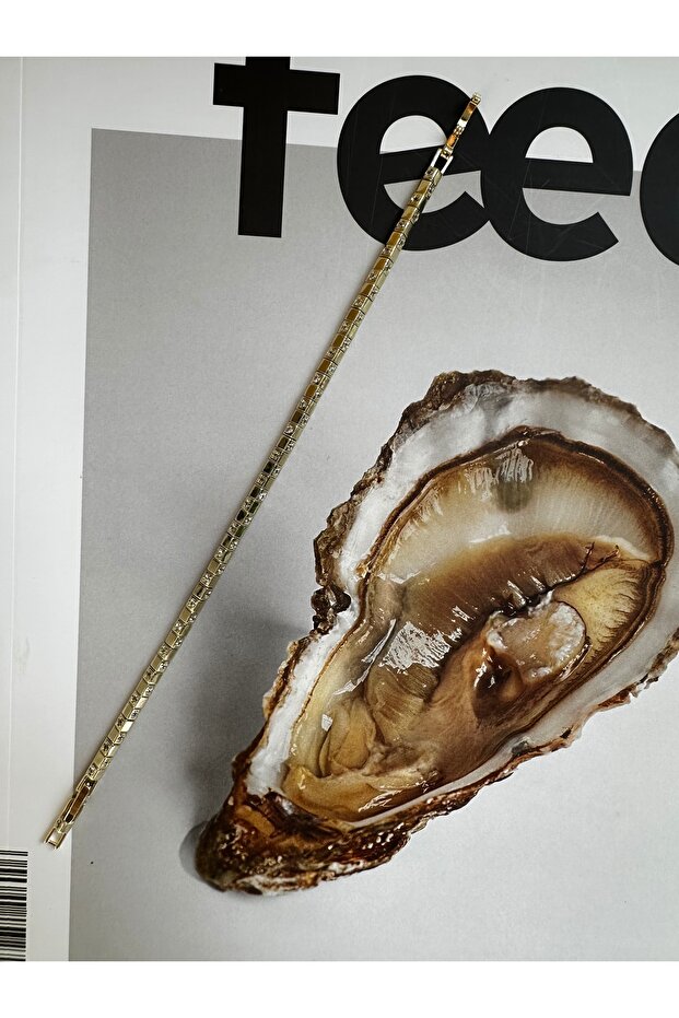 çelik taşlı bileklik - 4