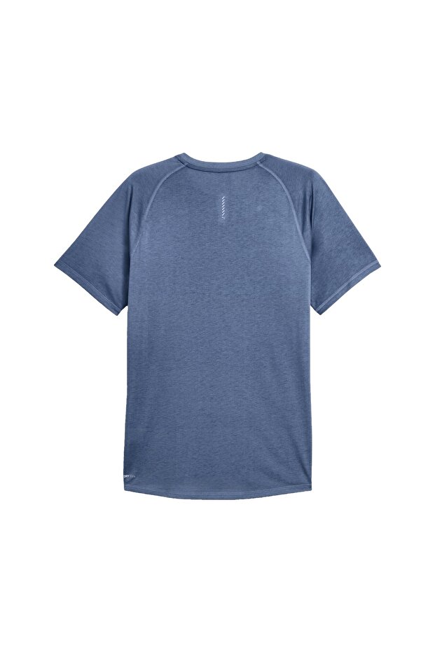 Run Velocity Tee Tri-blend Erkek Mavi Koşu Tişört ERKEK KOŞU T-SHIRT 526603 - 2