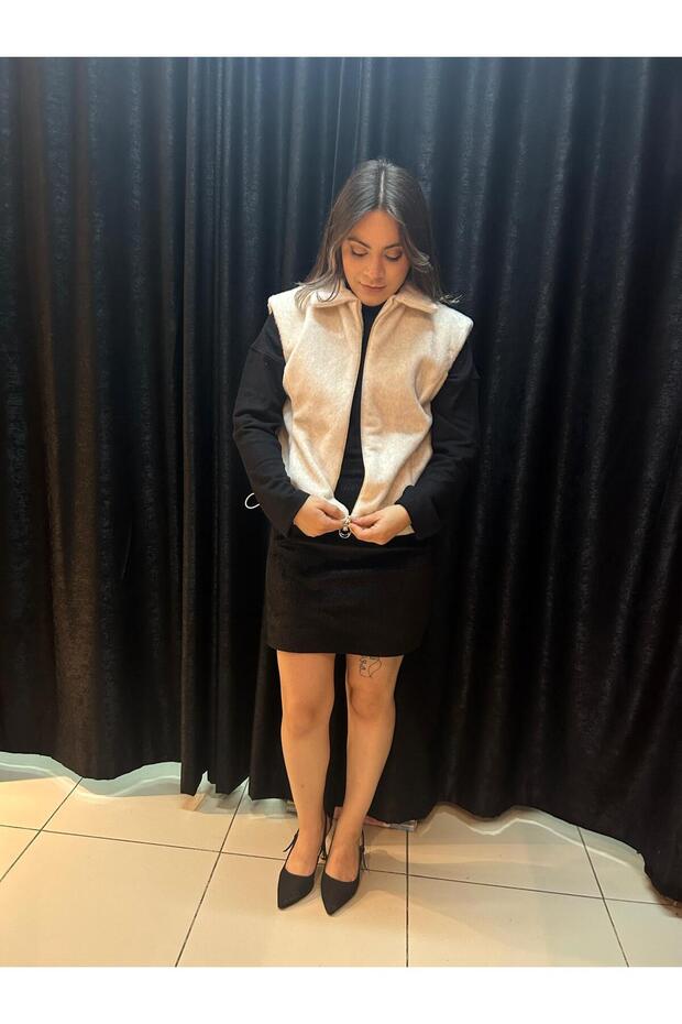 سترة بياقة مطاطية - 1