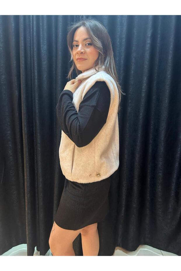 سترة بياقة مطاطية - 4