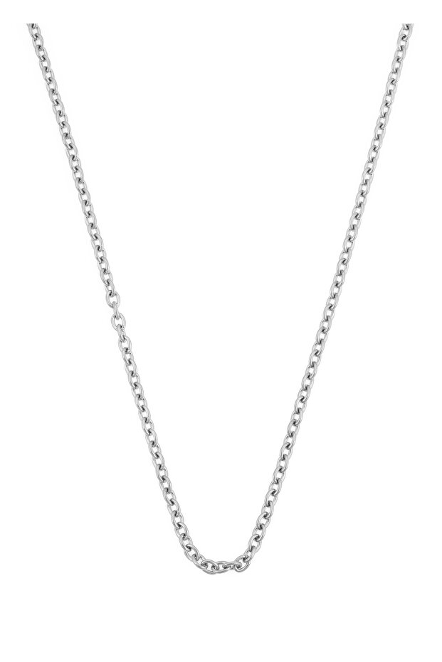 Gümüş Kaplama Cable Kolye - 1