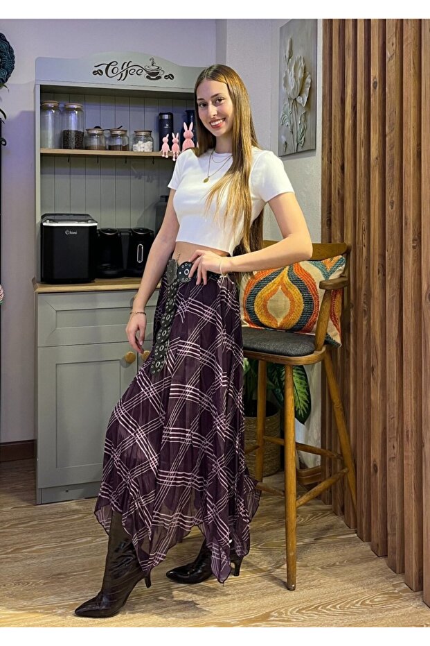 Uçuç Romantik Etek - 1