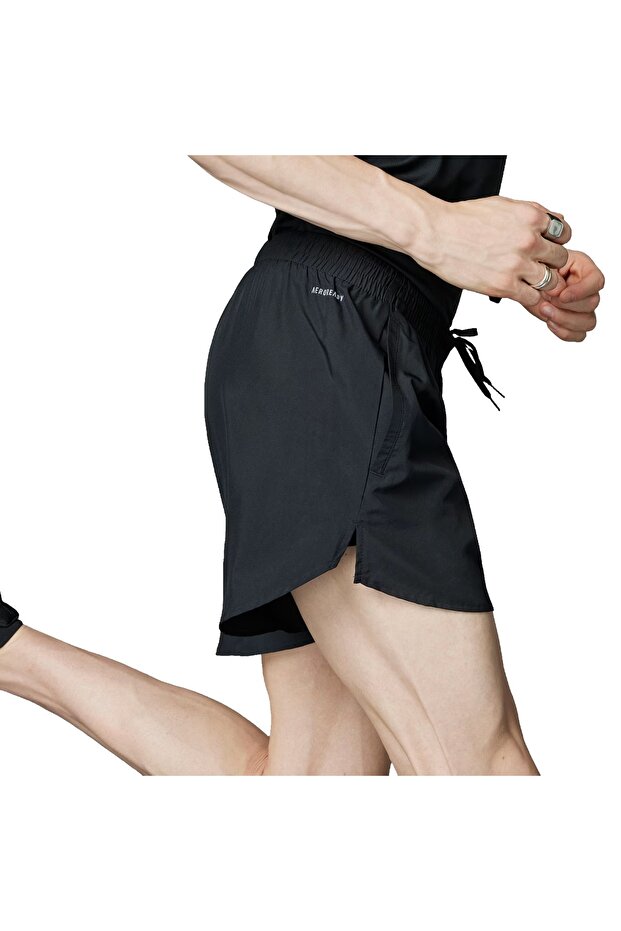 Run It Short Erkek Siyah Koşu Şortu ERKEK KOŞU ŞORTU IL7232 - 5