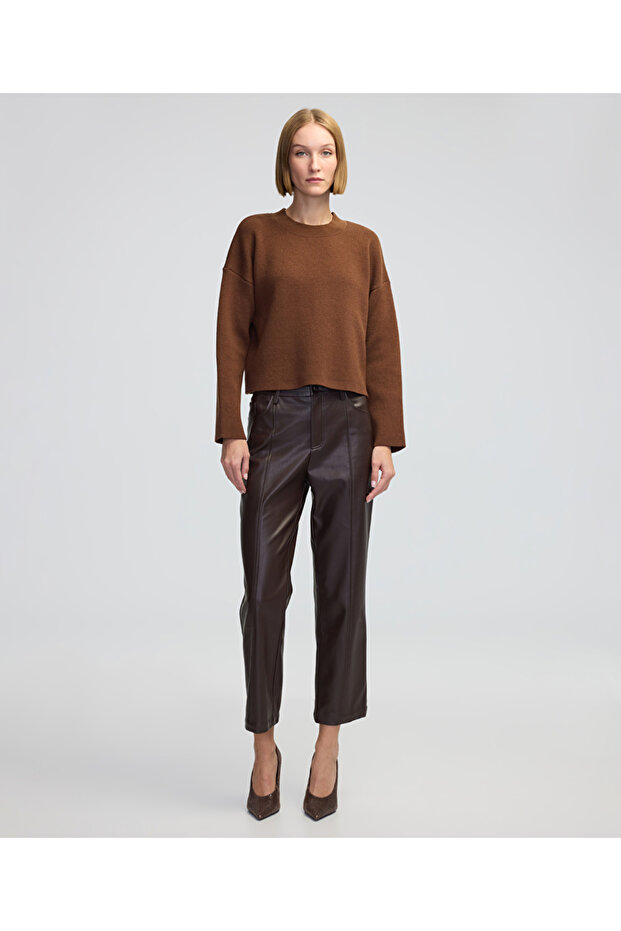 Düşük omuz basic triko - 2