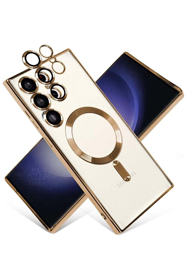 Samsung Galaxy S24 Ultra Clear TPU Case with Camera Lens Protector (Magsafe Compatible)