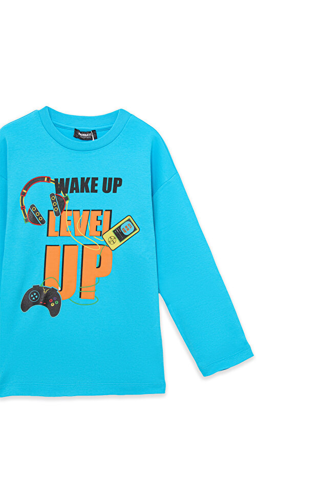 Boy Patterned Pyjama Suit - 6