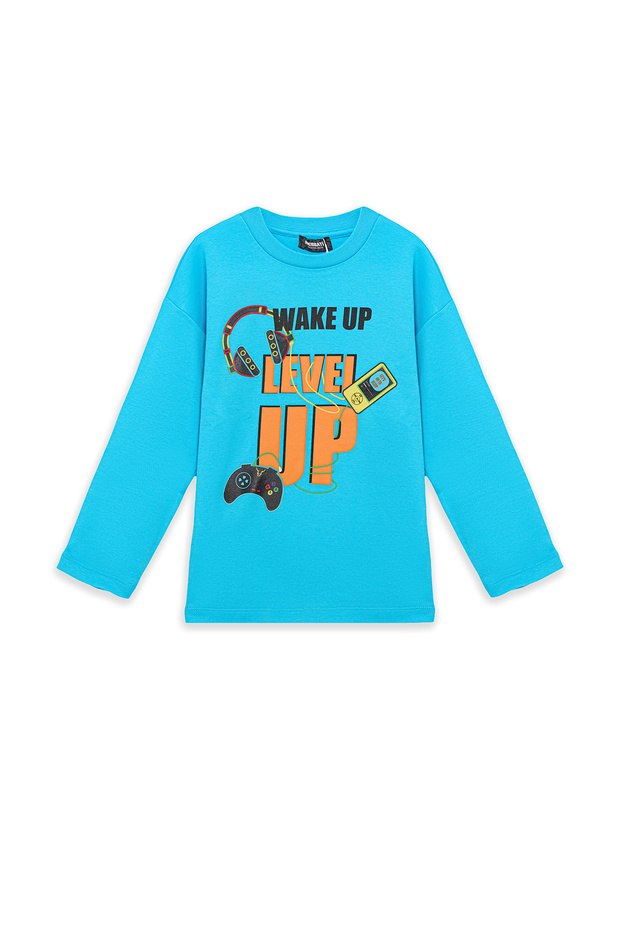 Boy Patterned Pyjama Suit - 5