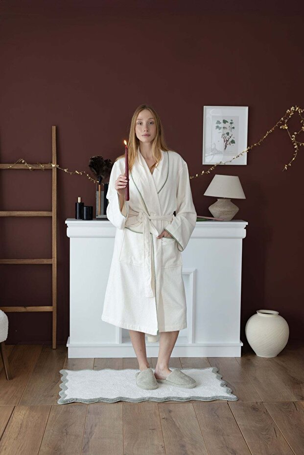 Dolce Bambu Kadın Bornoz Yeşil - 1