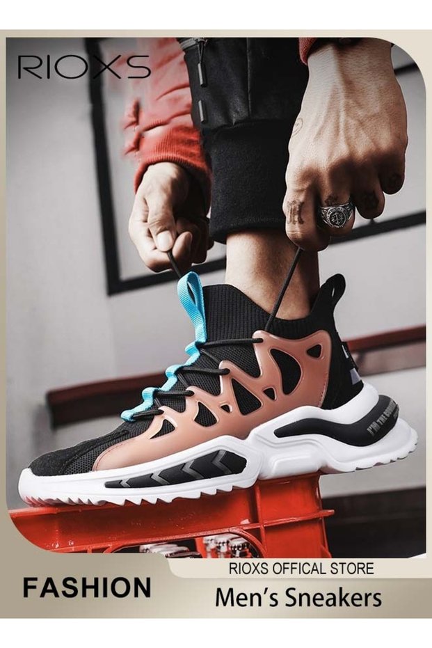 Men's Sneakers, Basketball Runner Trainers for Men, Fashion Trail Running Shoes with Mesh Upper, Cas