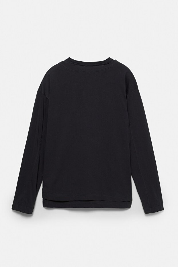 Çift düğmeli yaka tişört - 6