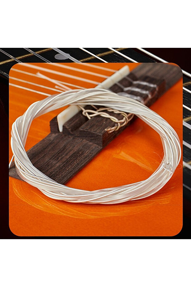 6pcs Classical Guitar Strings Set Nylon Replacement 6pcs Classical Guitar Strings Set Nylon Repla... - 3