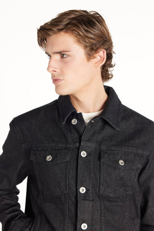 SİYAH JEAN CEKET - 5