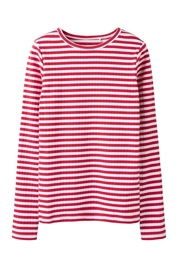 Oberteil mit langen Ärmeln Rippstrick - 2