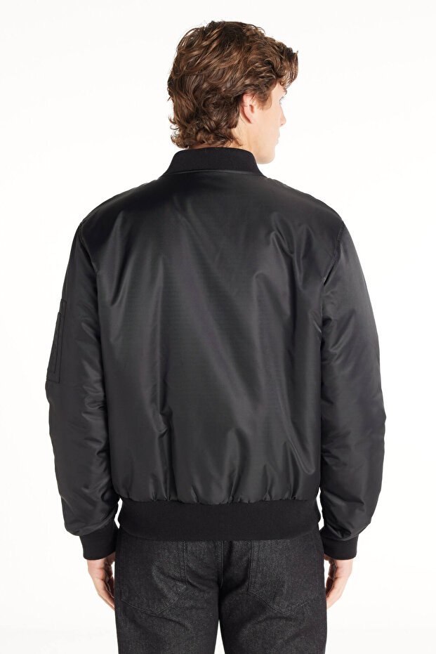 SİYAH OVERSİZE BOMBER MONT - 4