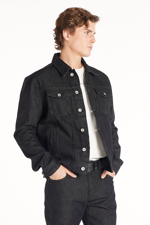 SİYAH JEAN CEKET - 3