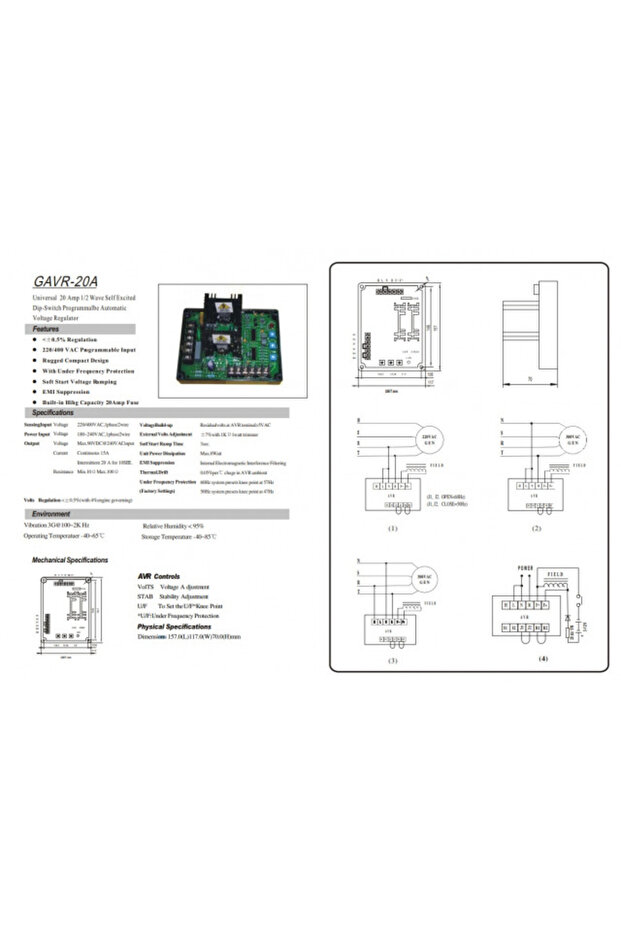 AVR Generator model 20 Amperi - 4