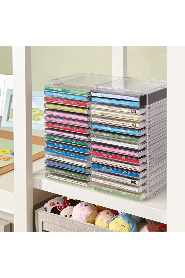 Transparent Plastic CD Holder - 3