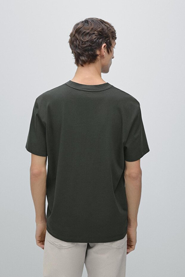 Pamuklu kısa kollu t-shirt - 2