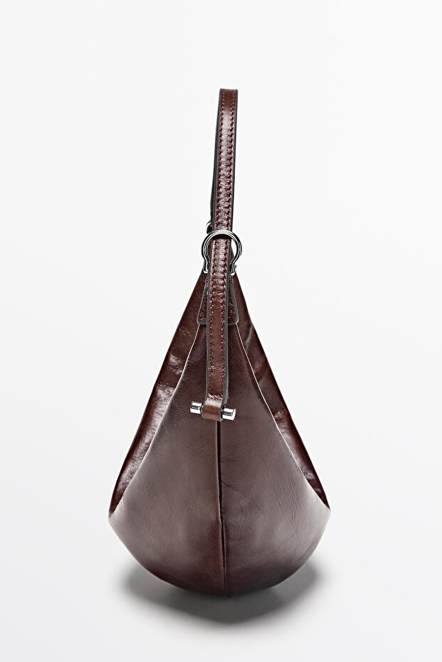 Mini napa deri çanta - 5