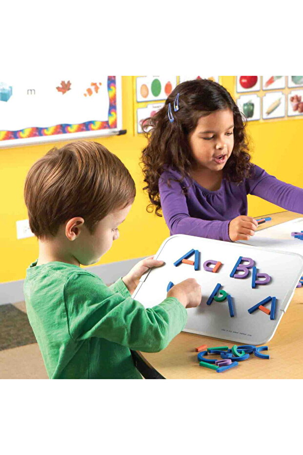 Set constructie magnetic - Litere si cifre - 4