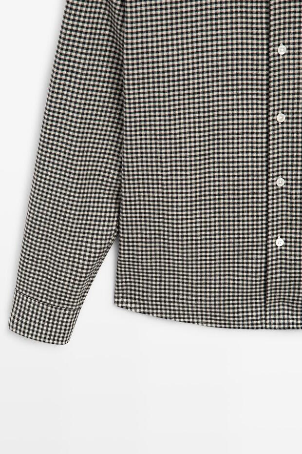 %100 pamuk kareli gömlek - 7