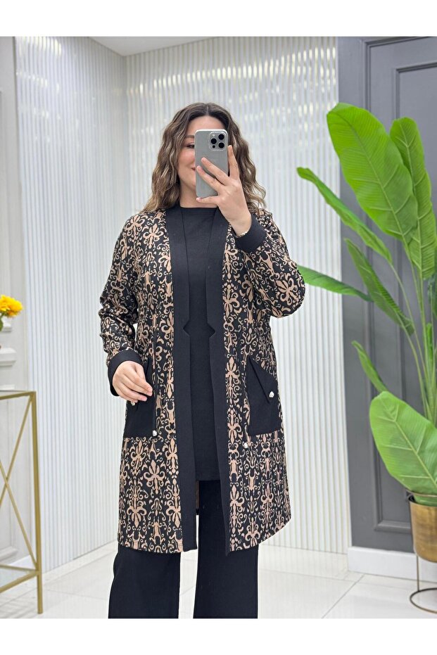 Oslo Örme Kumaş Üçlü Takım - 3