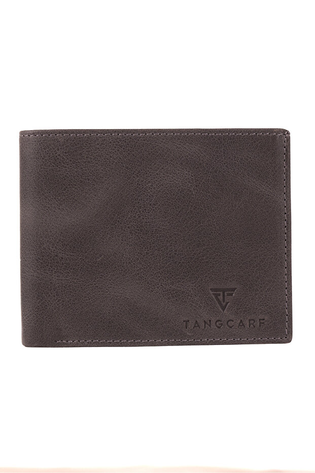 Genuine Leather Men's Wallet | Astra 5218 – Tiguan Gray