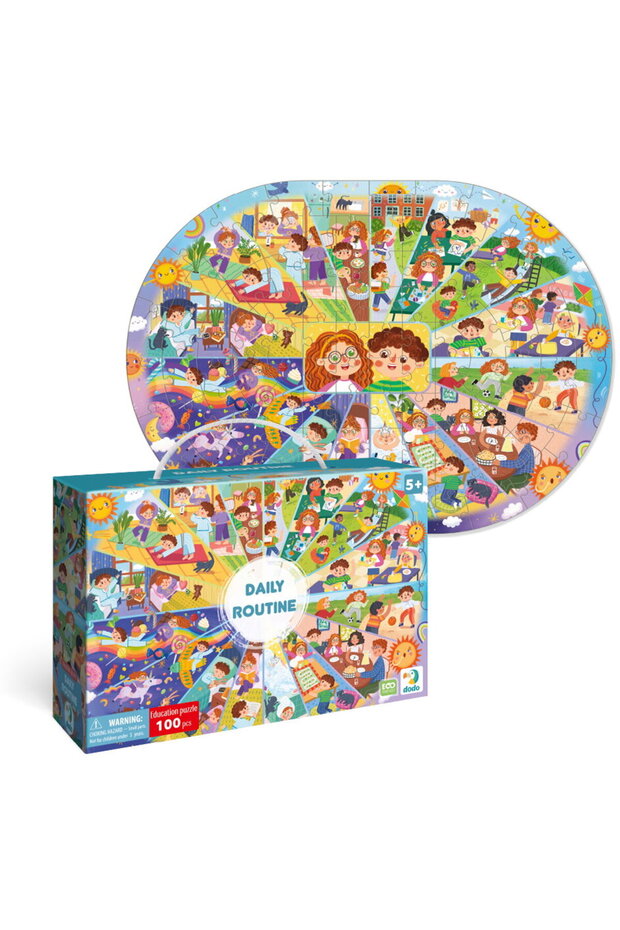 Puzzle - Activitatile zilnice (100 piese) - 2