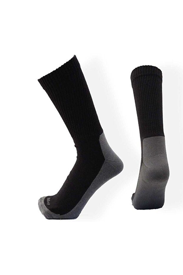 Men's Sports Half Towel Long Socks MSHL 8