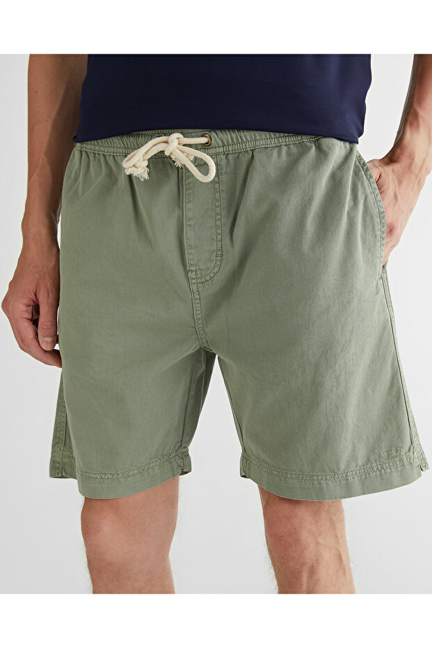 Erkek Yeşil Regular Fit Şort - 4