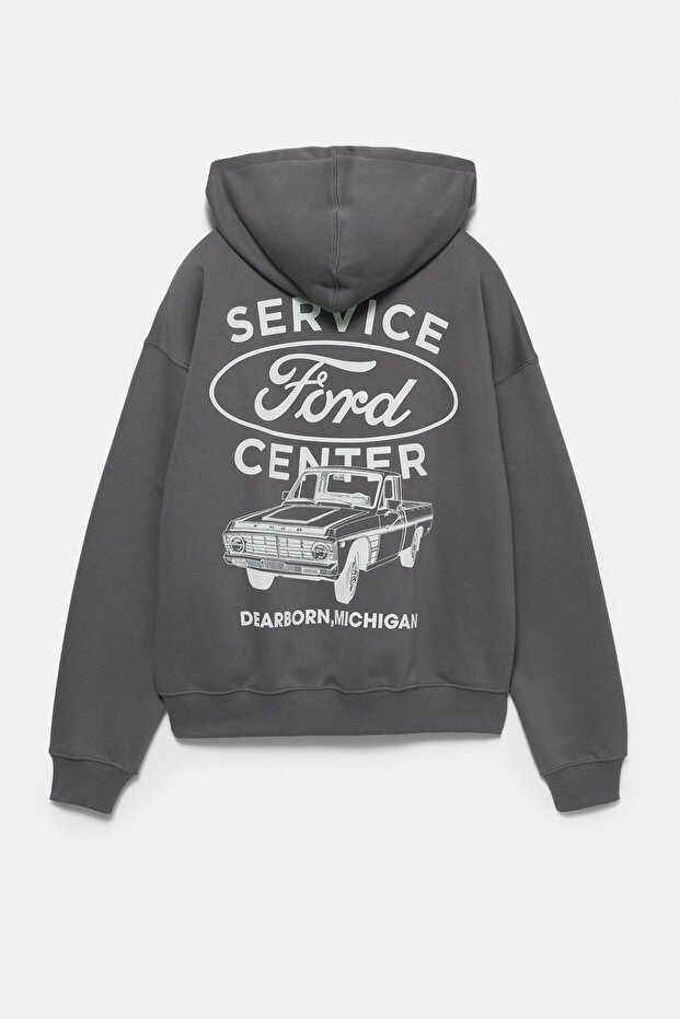 Kapüşonlu Ford sweatshirt - 5