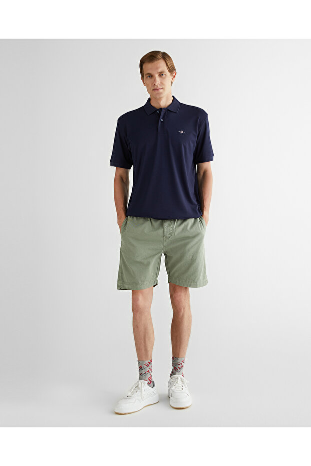 Erkek Yeşil Regular Fit Şort - 1