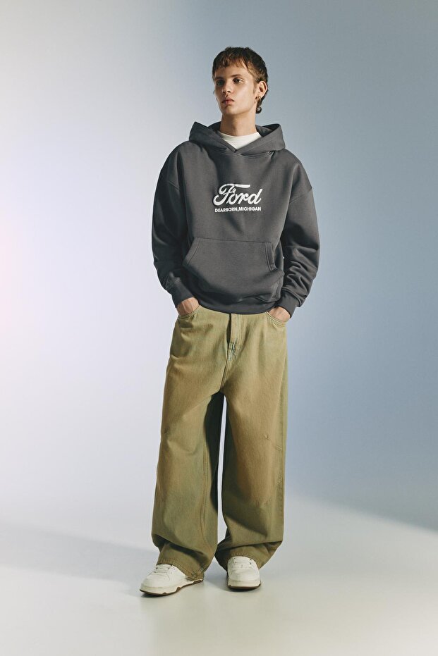 Kapüşonlu Ford sweatshirt - 3
