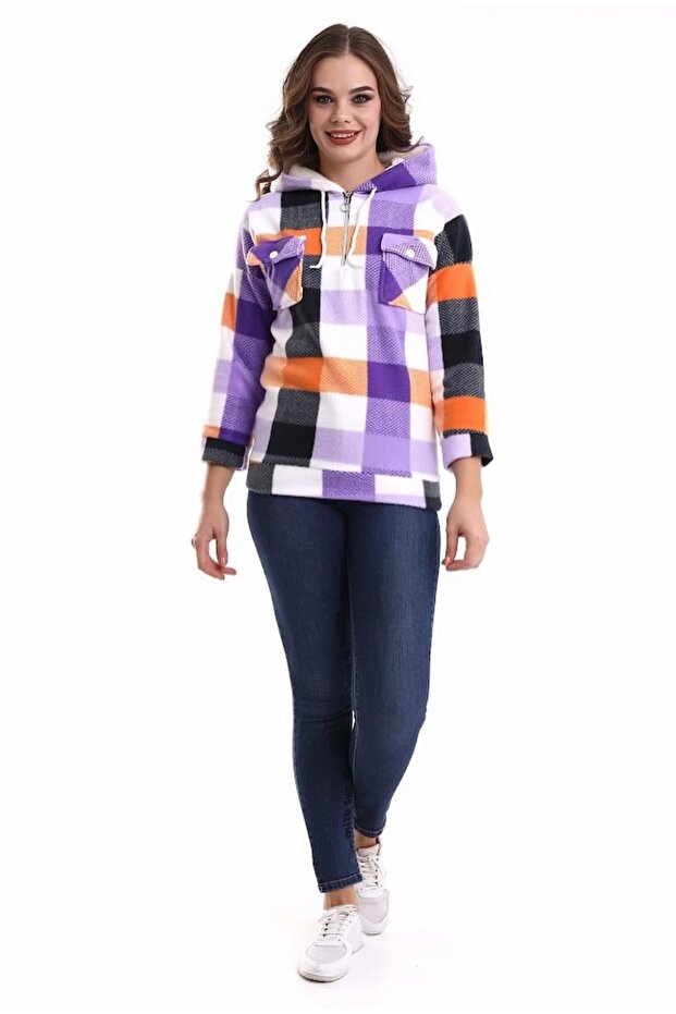 Kadın kapüşonlu sweat - 4