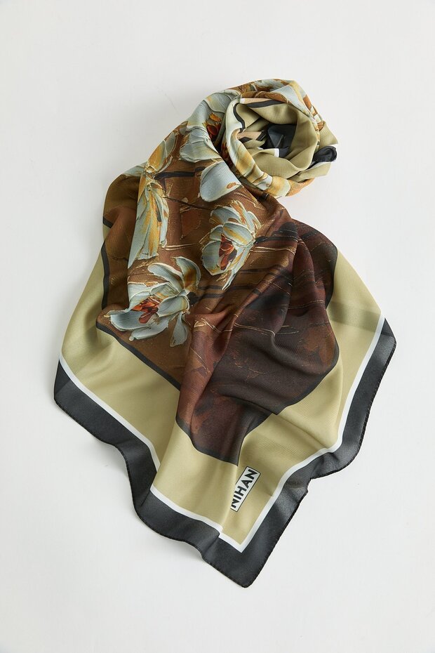 Floş Natural Fly Eşarp Camel - 1