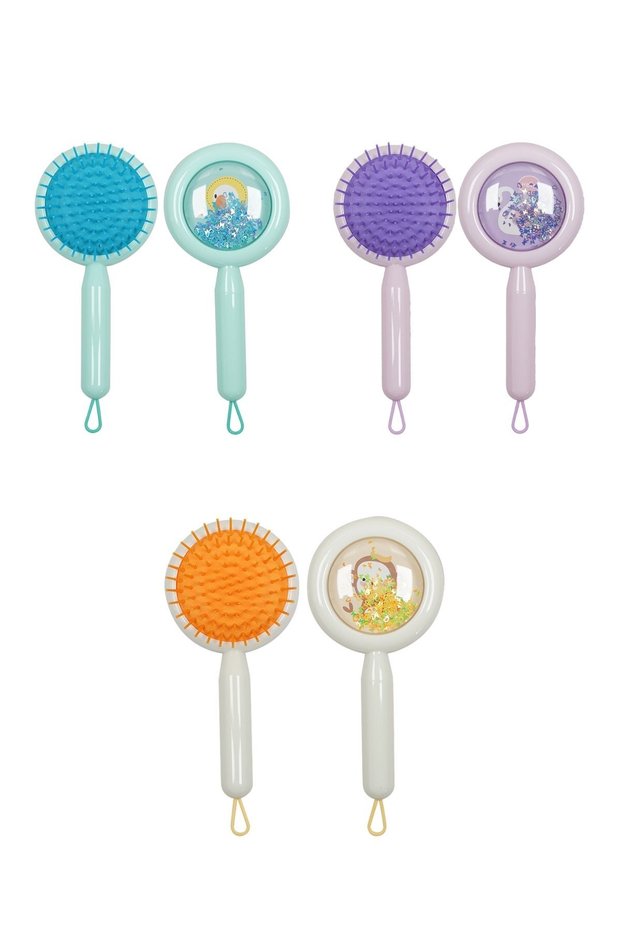 Comb Hair Lightener Suitable for All Hair Types Detangling Hair Brush 3 Pieces