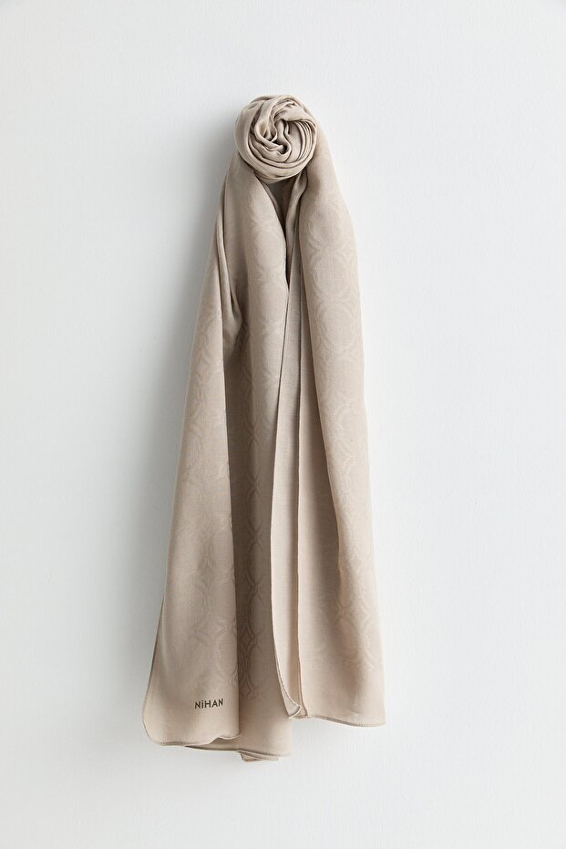 Cotton-Modal Shawl Beige