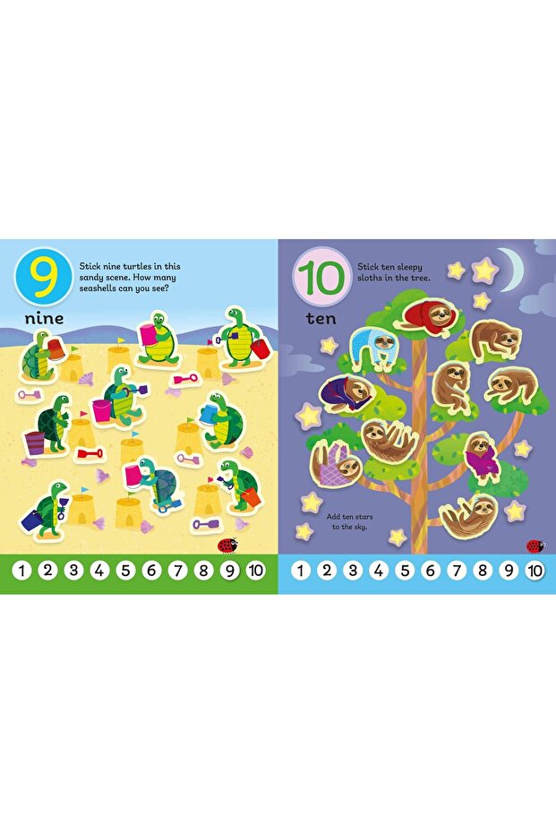 First Sticker Book: 123 - 4