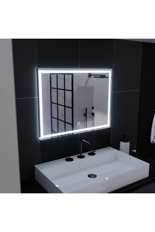 Oglinda LED Rectangulara, 80x60cm, FRAME Basic Touch - 1