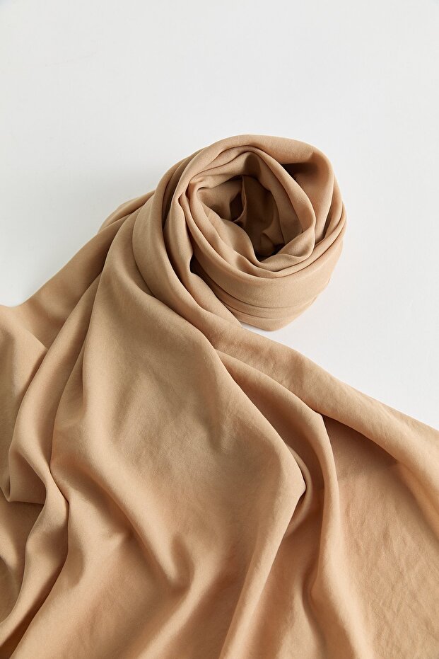 %100 Pamuk Fresh Eşarp Camel - 3