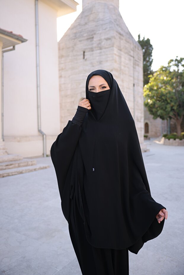 Needle-Meshed Hidden Veil Sheet-I Şerif 6005 Sandy