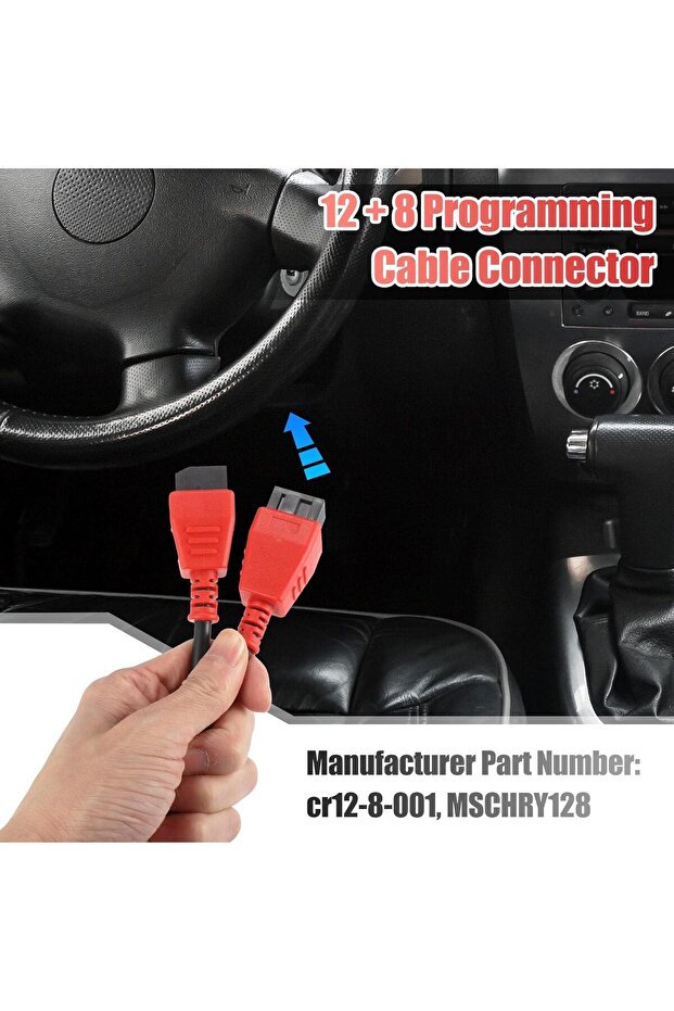 محول كابل Excefore لبرمجة وتشخيص كرايسلر 12+8، وتجاوز أمان محول Autel OBD2 - 3