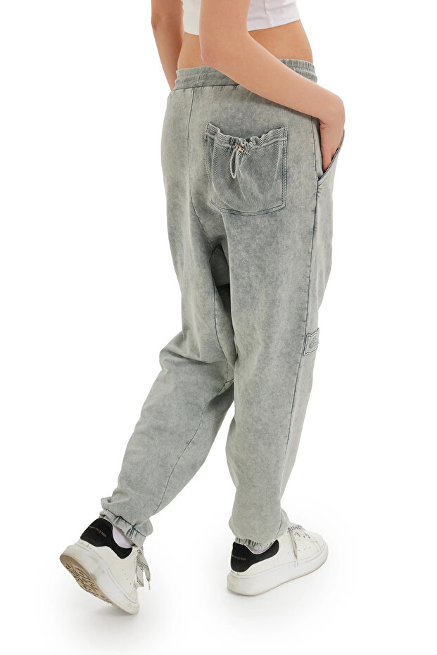 Yıkama Efektli Eşofman - 5