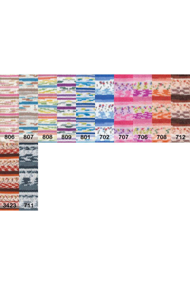 Şekerim Bebe 4-12 Junior Children's Knitting Yarn 707