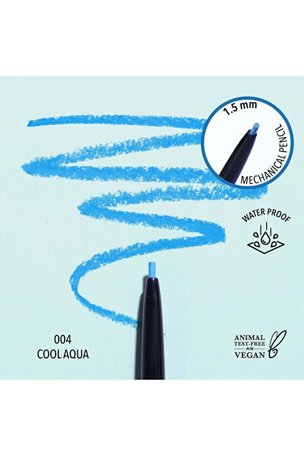 1.5 MM Undeniable Gel Liner (004, Cool Aqua)
